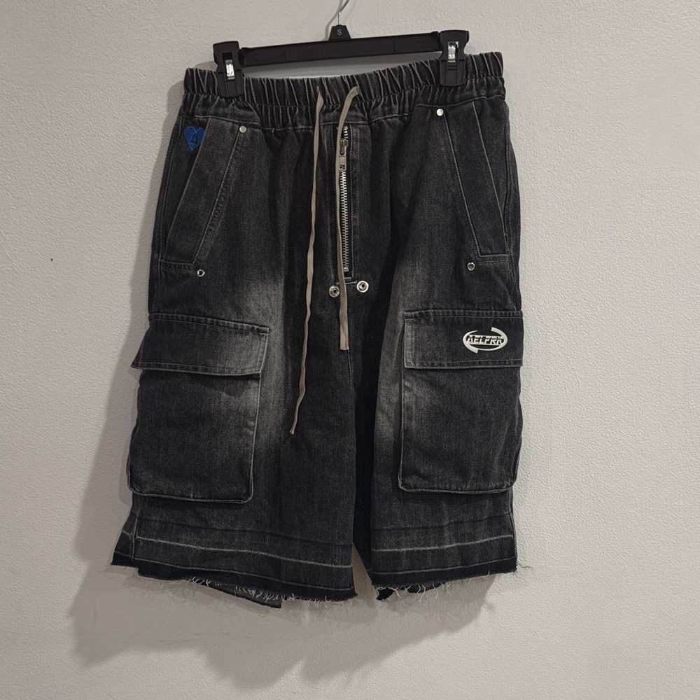 Aelfric Eden Mens Drawstring Washed Jorts Loose Fit size Large - Picture 3 of 5